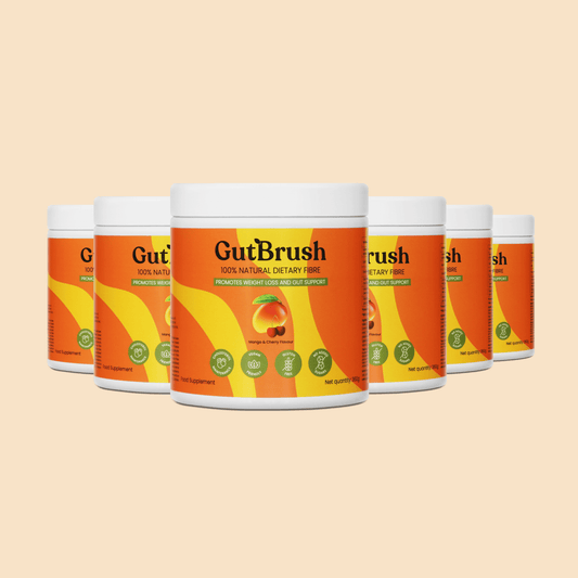GutBrush Dietary Fibre Mango & Cherry (6 bottles)