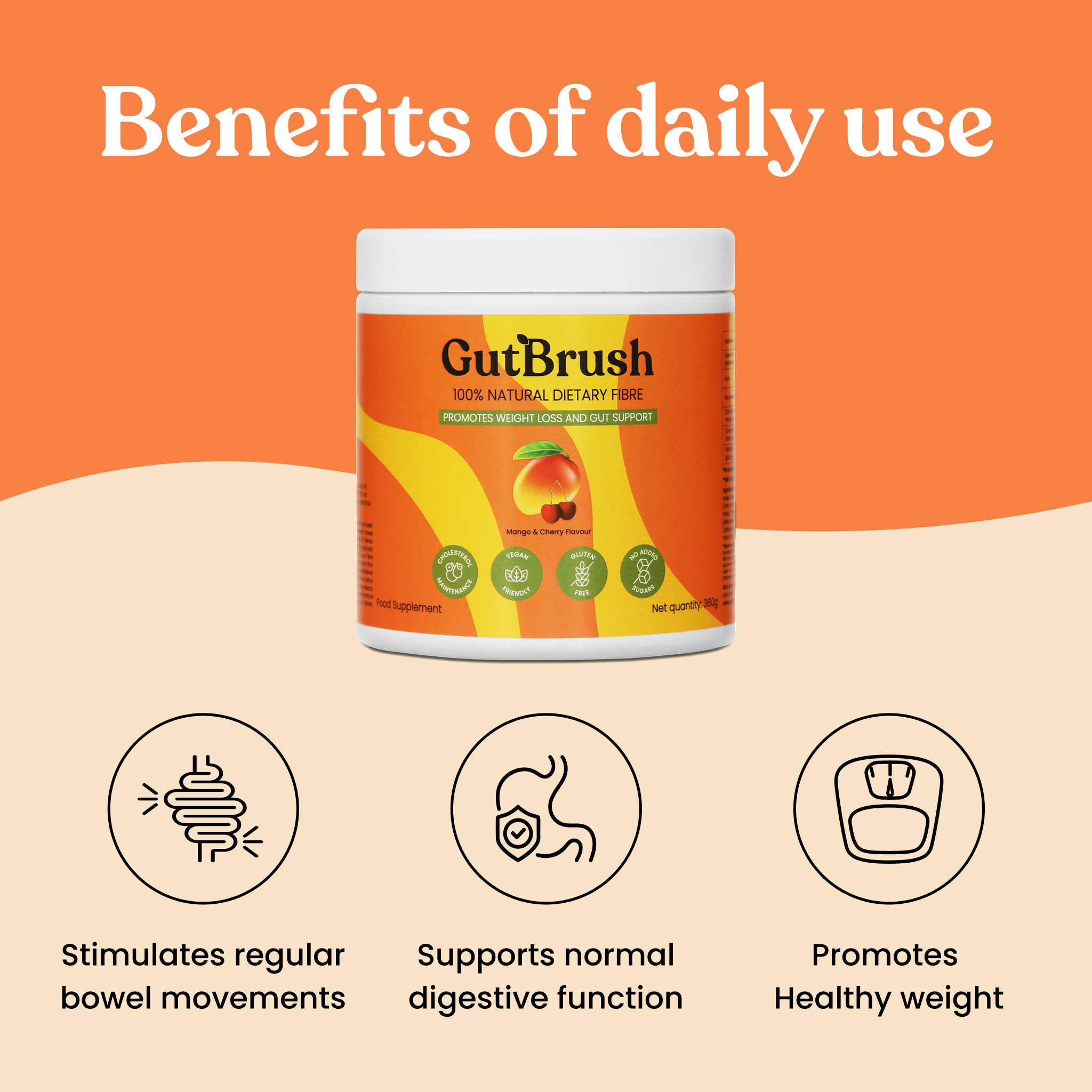 GutBrush Dietary Fibre Benefits