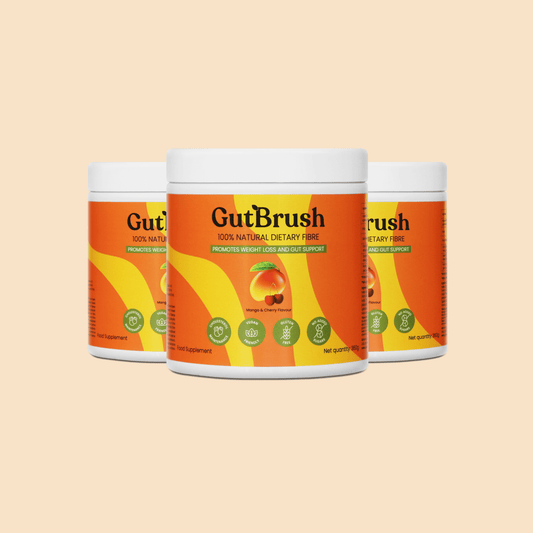 GutBrush Dietary Fibre Mango & Cherry (3 bottles)