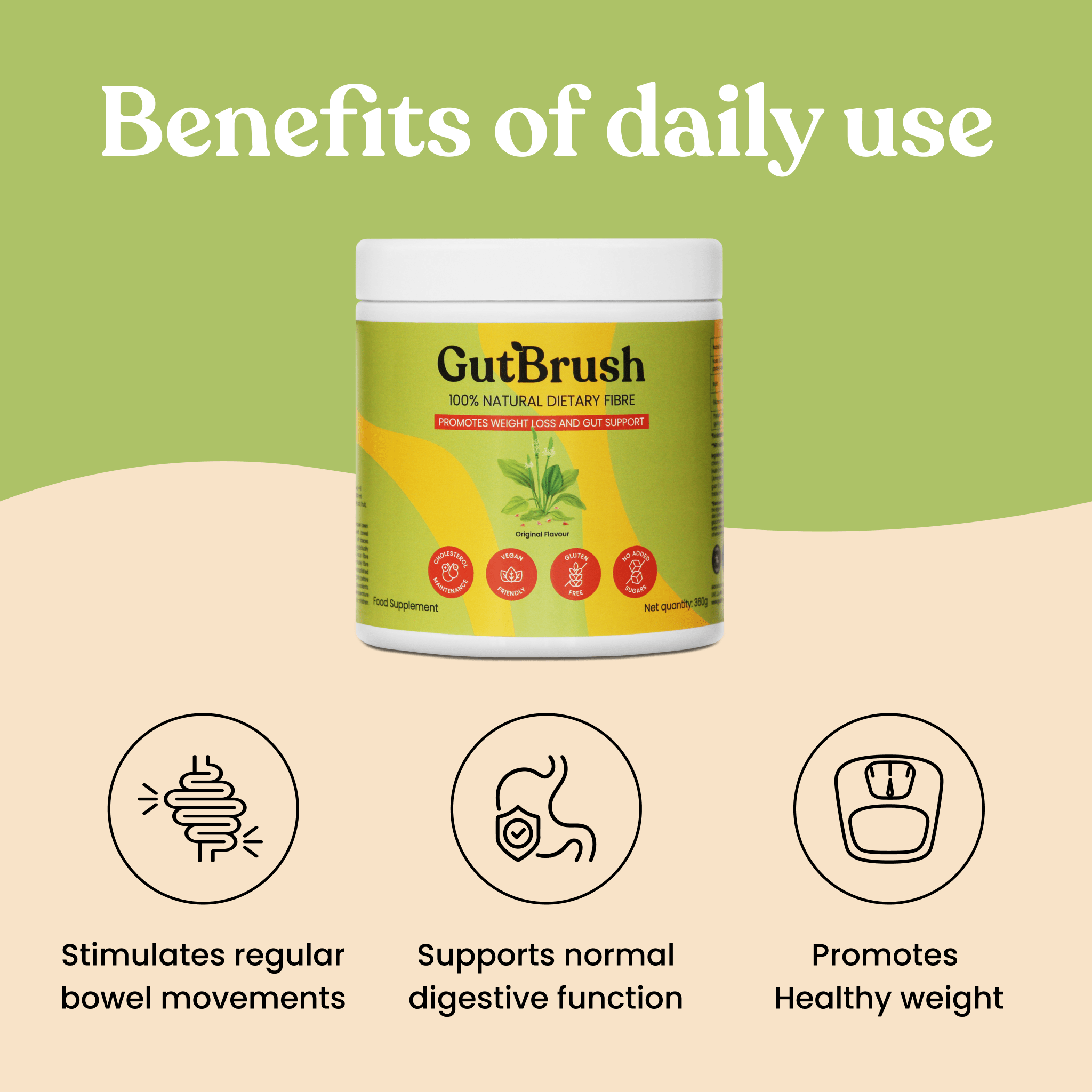 GutBrush Dietary Fibre Benefits